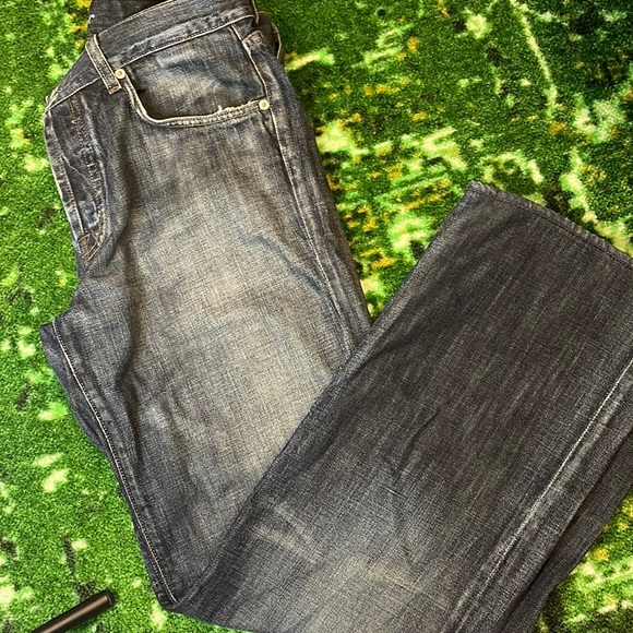 Mens seven 7 relaxed jeans great condition - Picture 1 of 4